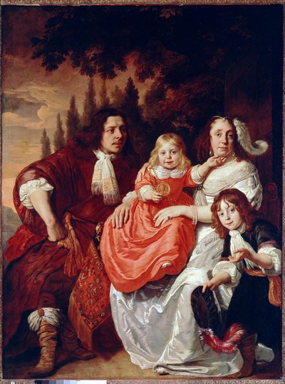 Portret rodziny Reepmaker (olej na płótnie) autorstwa Bartolomeus van der Helst