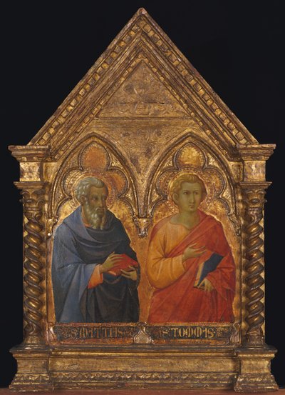 Święci Maciej i Tomasz, ca. 1350. autorstwa Bartolommeo Bulgarini