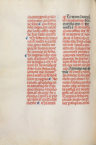 Mszał: Fl. 173v: Muzyka na Alleluja itd. na początku Wielkanocy, 1469. autorstwa Bartolommeo Caporali