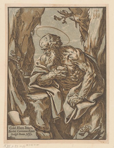 Święty Hieronim na pustkowiu autorstwa Bartolommeo Coriolano