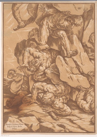Upadek gigantów (część trzecia) autorstwa Bartolommeo Coriolano