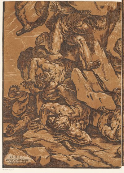 Upadek gigantów (część trzecia) autorstwa Bartolommeo Coriolano