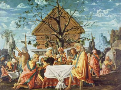 Filemon i Baucis, ok. 1500 autorstwa Bartolommeo Suardi Bramantino