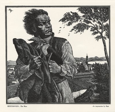 Ludwig van Beethoven autorstwa Batt