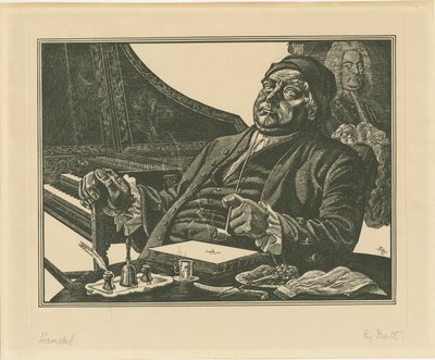 Handel, ok. 1930 r. autorstwa Batt