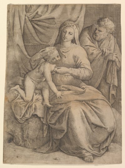 Święta Rodzina, 1510-61. autorstwa Battista Franco Veneziano