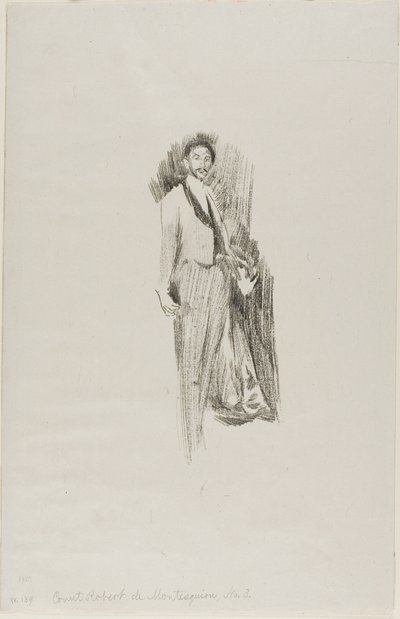 Hrabia Robert de Montesquiou autorstwa Beatrix Godwin Whistler