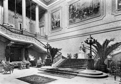 Wielka sala, Stafford House, 1908. autorstwa Bedford Lemere and Company