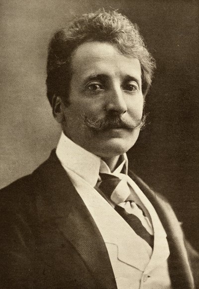 Georges Rodenbach (1855-98) autorstwa Belgian Photographer