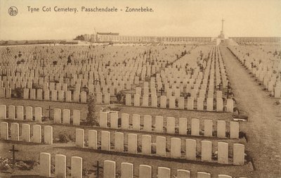 Cmentarz Tyne Cot w Passchendaele autorstwa Belgian Photographer