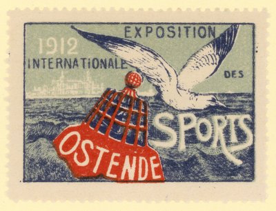 Międzynarodowa Wystawa Sportowa, Ostenda, Belgia, 1912 autorstwa Belgian School