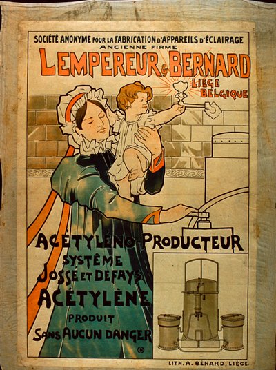Oświetlenie Lempereur i Bernard Acetylen autorstwa Belgian School