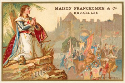 Ludwik IX Francji i ósma krucjata autorstwa Belgian School