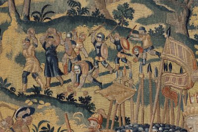 Historia Cyrusa II Wielkiego, ok. 1590 (gobelin) autorstwa Belgian School
