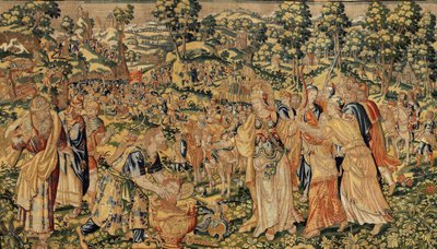 Historia Cyrusa II Wielkiego, ok. 1590 (gobelin) autorstwa Belgian School