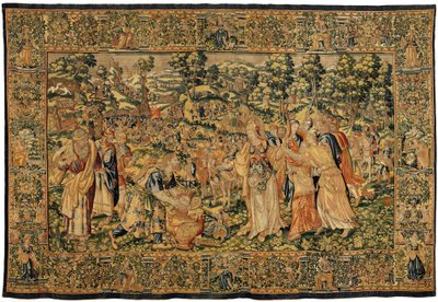 Historia Cyrusa II Wielkiego, ok. 1590 (gobelin) autorstwa Belgian School