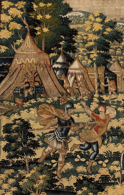 Historia Cyrusa II Wielkiego, ok. 1590 (gobelin) autorstwa Belgian School