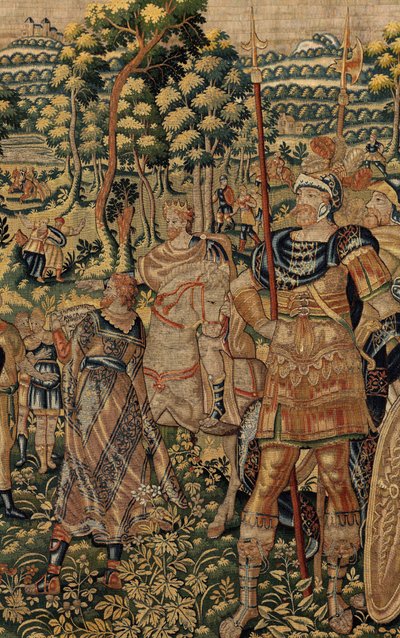 Historia Cyrusa II Wielkiego, ok. 1590 (gobelin) autorstwa Belgian School