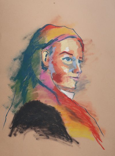 Color Study 4, 2023 (pastel na papierze) autorstwa Ben Benet