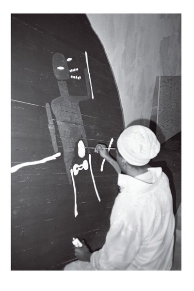 Obraz Jean-Michela Basquiata "Record", Area, Nowy Jork autorstwa Ben Buchanan