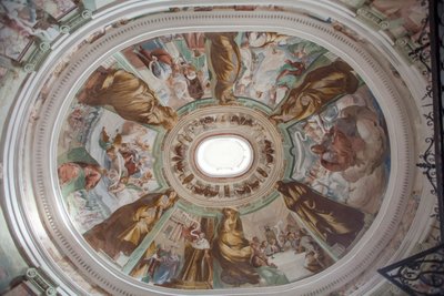 Skarbiec ze scenami biblijnymi autorstwa Benedetto Crespi