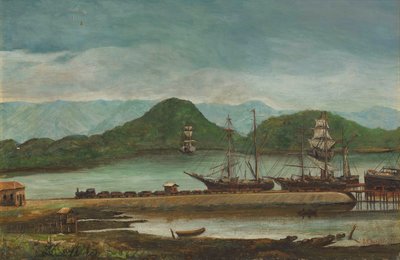 Benedito Calixto - Port Santos, SP, 1888 r. autorstwa Benedito Calixto