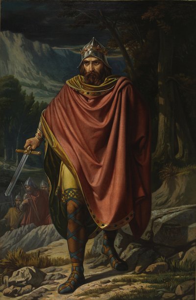 Witteric, król Wizygotów, połowa XIX wieku autorstwa Benito Soriano Murillo