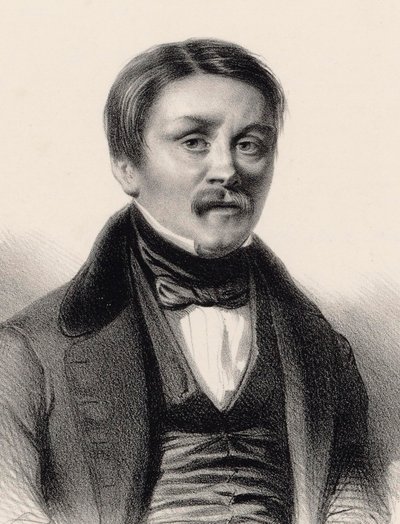 Portret organisty i kompozytora Hippolyte Monpou 1804-1841 , 1840. autorstwa Benjamin