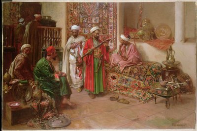 Arabowie we wnętrzu autorstwa Benjamin 1845 1902 Constant