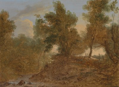 Krajobraz w Wick, Gloucestershire, „Below the Rocks” autorstwa Benjamin Barker