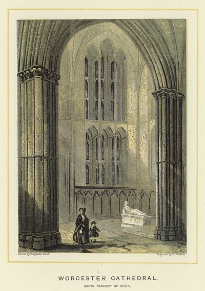 Katedra w Worcester, północny transept chóru autorstwa Benjamin Baud