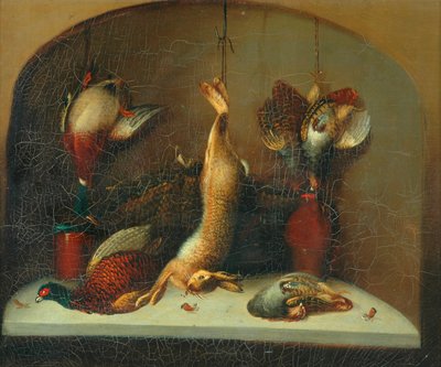 Martwa natura z grą autorstwa Benjamin Blake
