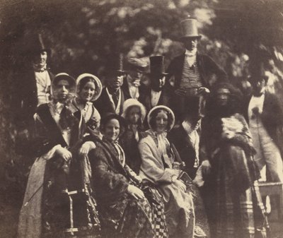 Grupa Ślubna, ok. godz. 1852 lub 1853. autorstwa Benjamin Brecknell Turner