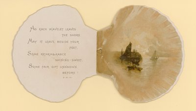Ilustracja do broszury zatytułowanej Sea Shells (kolor lito) autorstwa Benjamin D. Sigmund
