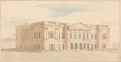 York House, Londyn: Perspektywa frontu zachodniego autorstwa Benjamin Dean Wyatt