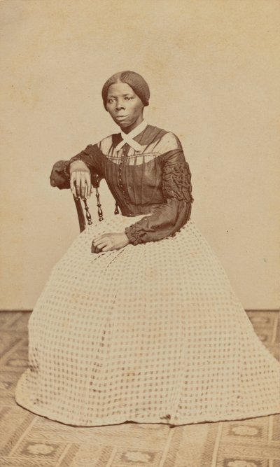 Carte-de-visit portret Harriet Tubman, 1868-1869. autorstwa Benjamin F. Powelson