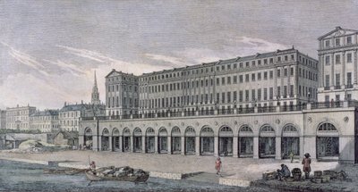 Budynki zwane Adelphi, Londyn, 1771 autorstwa Benjamin Green