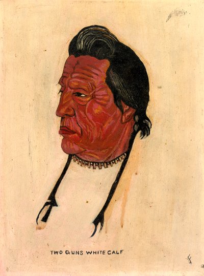 Dwa pistolety White Calf, b.d. autorstwa Benjamin H. Frayser