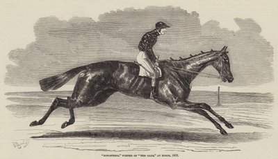 Songstress, zwyciężczyni The Oaks, w Epsom, 1852 r. autorstwa Benjamin Herring