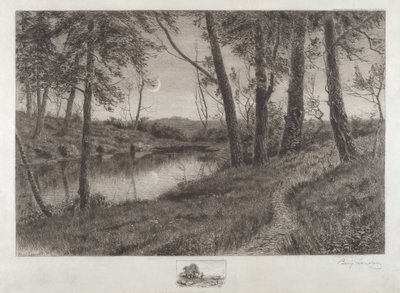 Księżyc w nowiu autorstwa Benjamin Lander