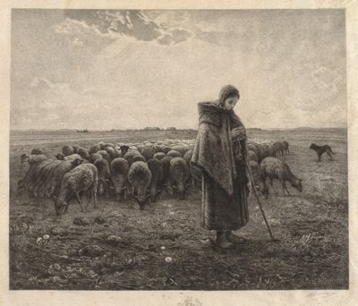 Owczarnia autorstwa Benjamin Louis Auguste Damman