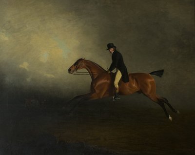 Archibald Kennedy, 12. hrabia Cassillis, później 1. markiz Ailsa, jadący na meczu z Culzean do Glasgow autorstwa Benjamin Marshall