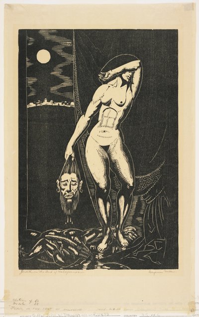 Judyta w namiocie Holofernesa autorstwa Benjamin Miller
