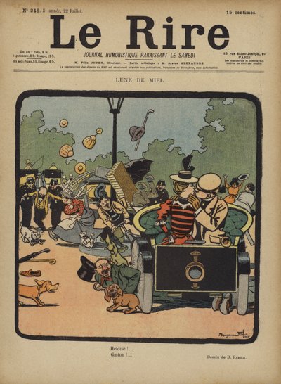 Ilustracja do Le Rire autorstwa Benjamin Rabier