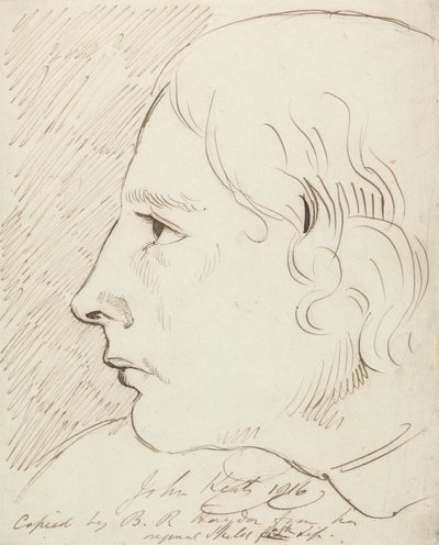 Johna Keatsa autorstwa Benjamin Robert Haydon