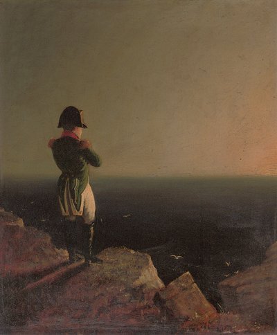 Zaduma Napoleona Bonaparte na św. Helenie, 1841 autorstwa Benjamin Robert Haydon