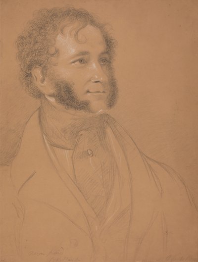 Portret dżentelmena (W. Winston?) autorstwa Benjamin Robert Haydon