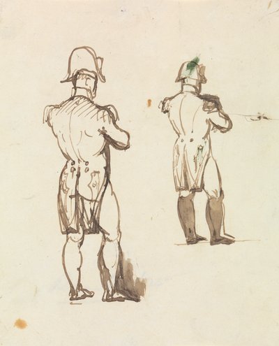 Studium dla Napoleona Bonaparte autorstwa Benjamin Robert Haydon