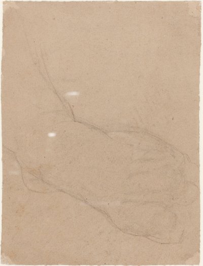 Studium stopy [verso] autorstwa Benjamin Robert Haydon