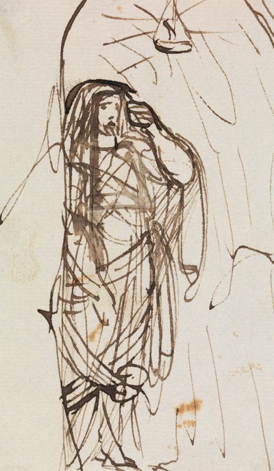 Studium zmartwychwstania Łazarza autorstwa Benjamin Robert Haydon